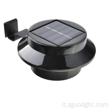 Lampade da parete del giardino del sensore solare 3led